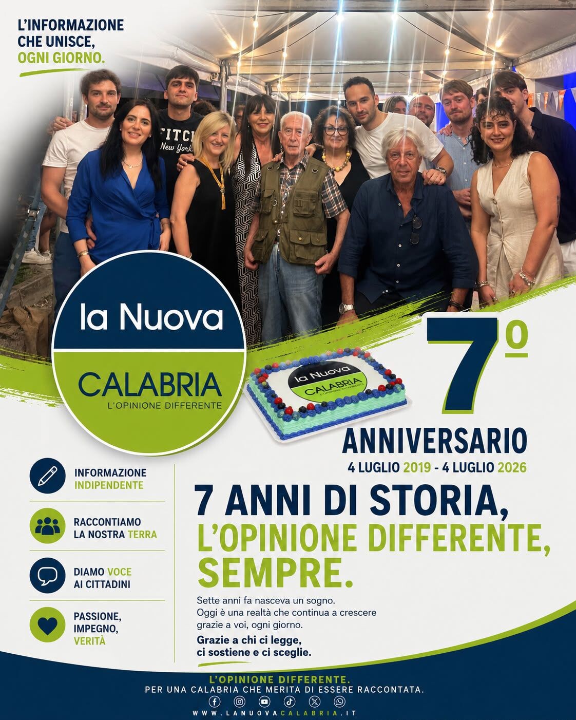 images I nostri sette anni e l'avventura continua. Cento di questi giorni