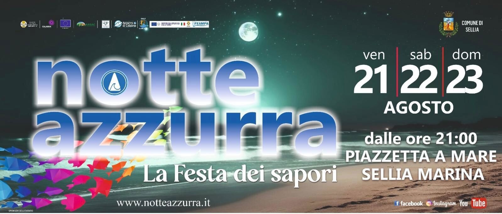 A domani per l’appuntamento “La Notte Azzurra” a Sellia Marina tra proposte food, musica e intrattenimento images A domani per l’appuntamento “La Notte Azzurra” a Sellia Marina tra proposte food, musica e intrattenimento