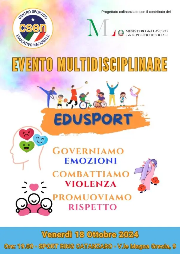 images Progetto EDUSPORT a Catanzaro, è stato organizzato da C.S.E.N 
