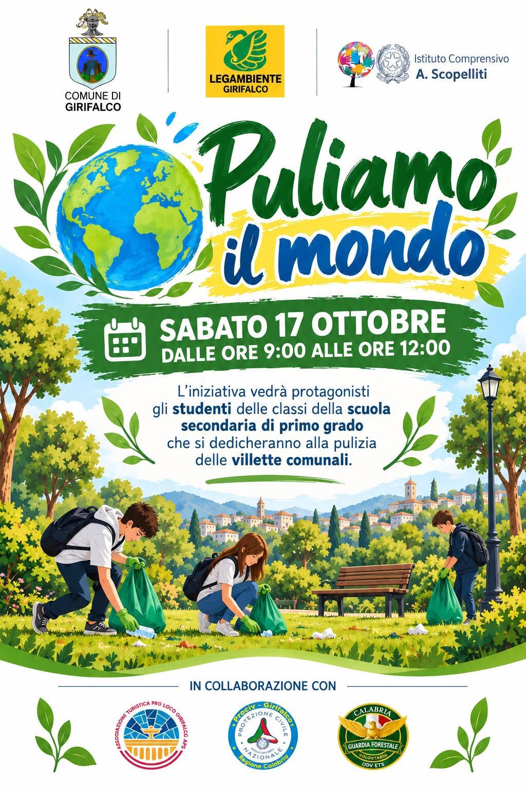 Il Comune di Girifalco aderisce a “Puliamo il Mondo 2026”: protagonisti gli studenti per la tutela dell’ambiente images Il Comune di Girifalco aderisce a “Puliamo il Mondo 2026”: protagonisti gli studenti per la tutela dell’ambiente