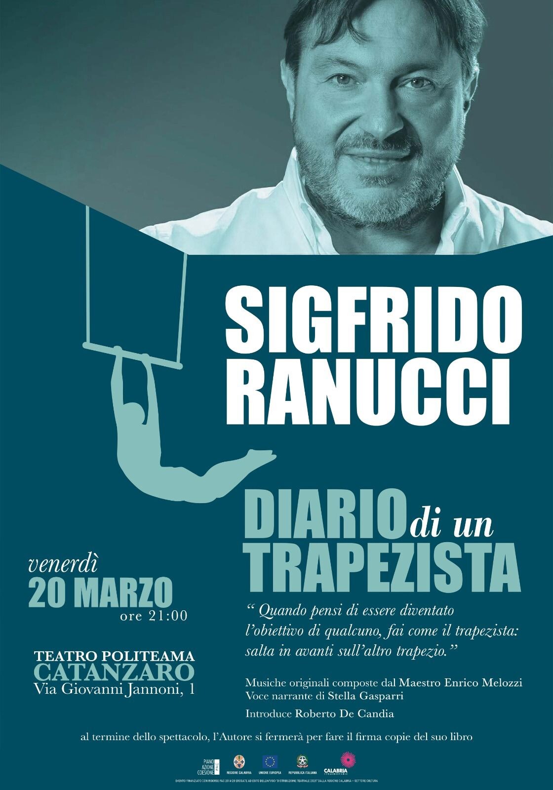 images Da Report al Politeama di Catanzaro, Sigfrido Ranucci racconta il dietro le quinte delle sue inchieste