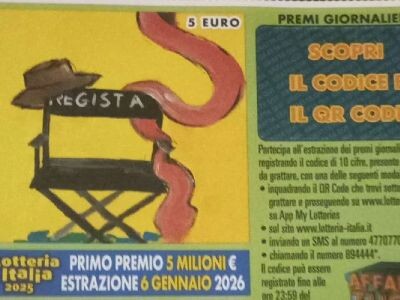 images Lotteria Italia 2025 - 2026, in Calabria 2 premi da 100mila euro a Montepaone e a Crotone 