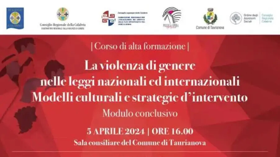Violenza di genere, si conclude a Taurianova il Corso di Alta formazione images Violenza di genere, si conclude a Taurianova il Corso di Alta formazione