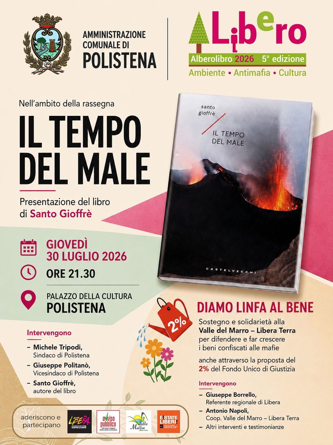 images A Polistena la presentazione di "Diamo linfa al bene", per sostenere e non lasciare sola la Valle del Marro