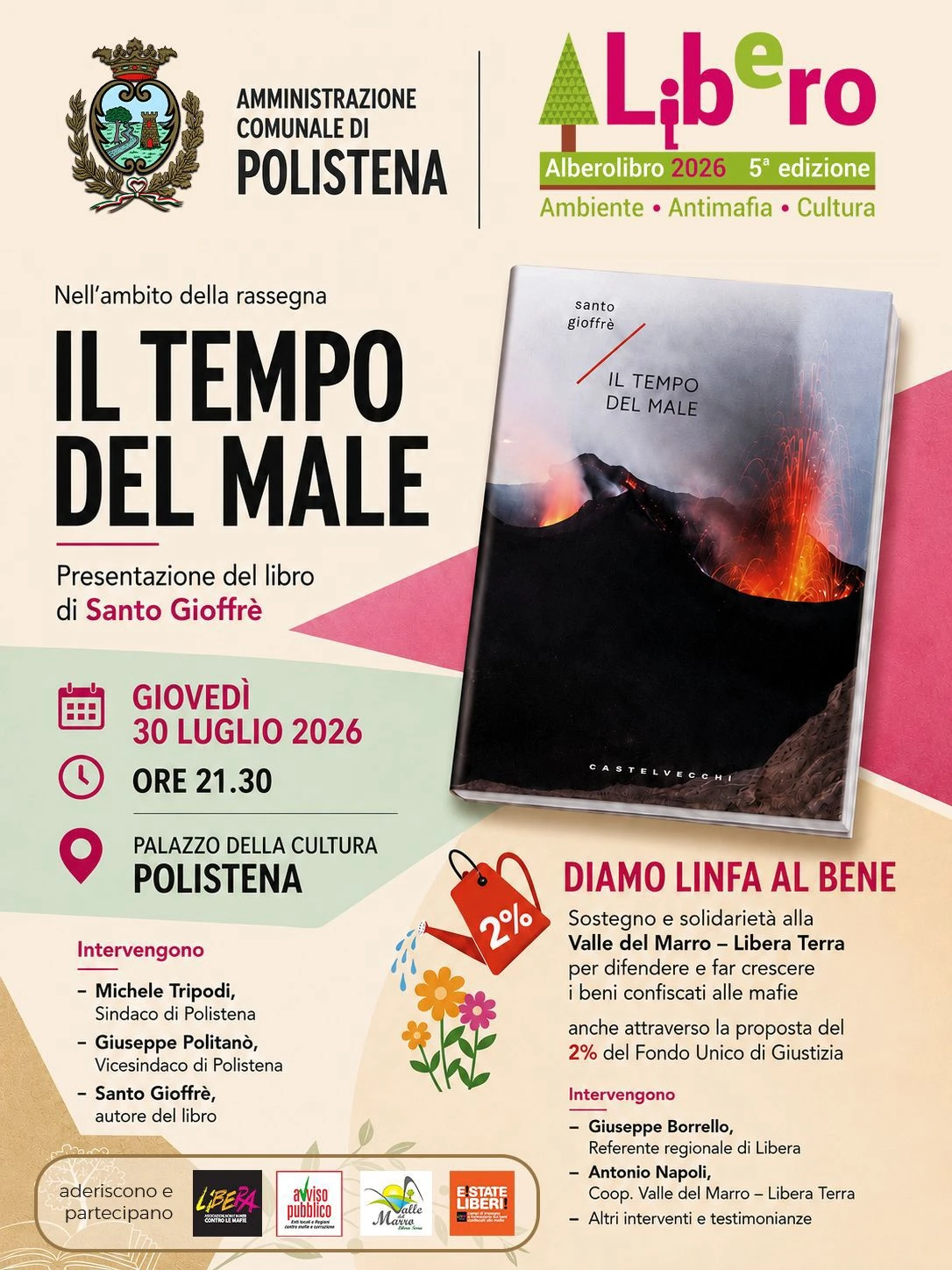 A Polistena la presentazione di "Diamo linfa al bene", per sostenere e non lasciare sola la Valle del Marro