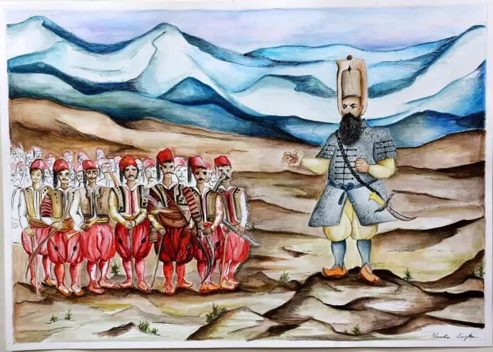 images A Reggio “Il cantastorie”, ultimo evento per il XXV anniversario dei "Portatori della Vara"