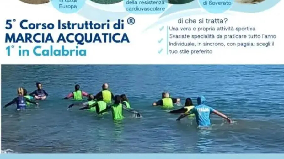 images Soverato, dal 28 al 30 marzo torna il Corso Nazionale per istruttori di marcia acquatica&nbsp;
