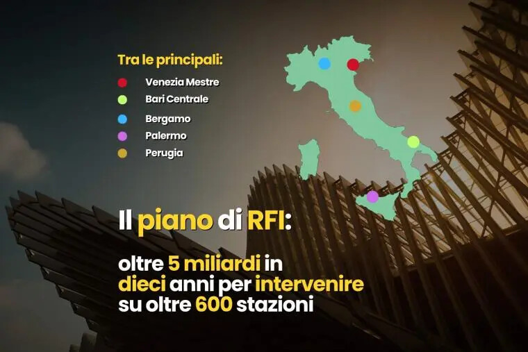 FS, 5 miliardi di euro in 10 anni per le stazioni di RFI: c'è anche Lamezia, Vibo Pizzo, Scalea S. Domenica Talao images FS, 5 miliardi di euro in 10 anni per le stazioni di RFI: c'è anche Lamezia, Vibo Pizzo, Scalea S. Domenica Talao