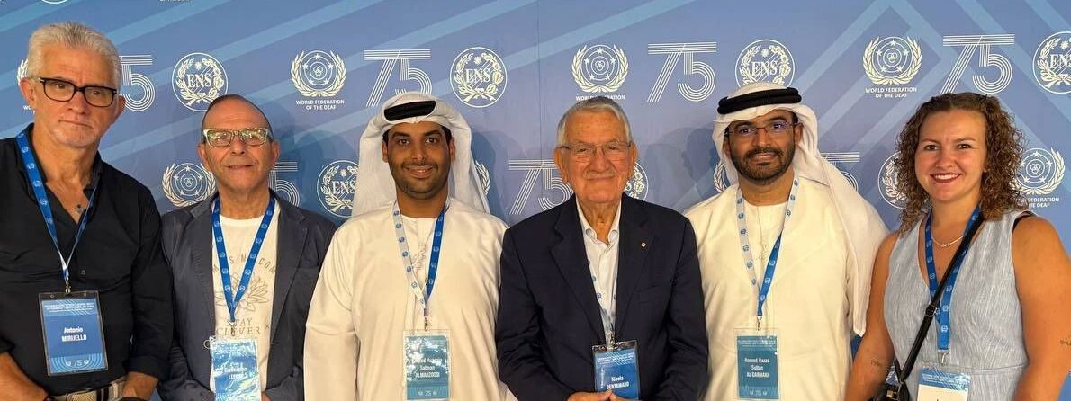 images Anche l’Ente Nazionale Sordi della Calabria ha partecipato alle celebrazioni del 75° anniversario della Federazione 