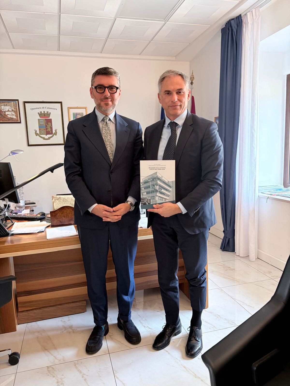 Prevenire per non reprimere: il Garante per le vittime di reato incontra il Questore di Catanzaro images Prevenire per non reprimere: il Garante per le vittime di reato incontra il Questore di Catanzaro