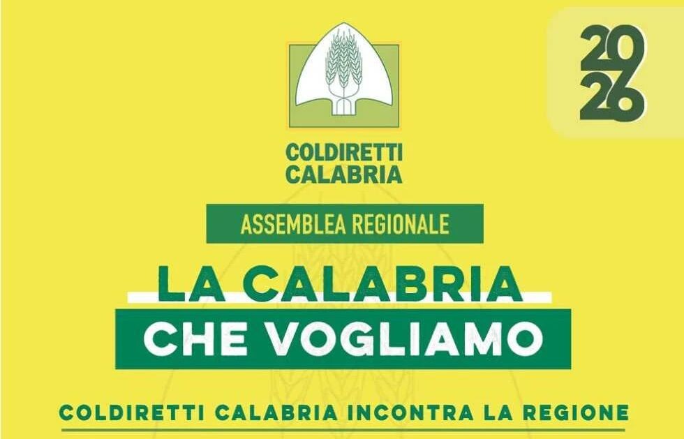 "La Calabria che vogliamo", il 27 febbraio l'Assemblea regionale di Coldiretti images "La Calabria che vogliamo", il 27 febbraio l'Assemblea regionale di Coldiretti