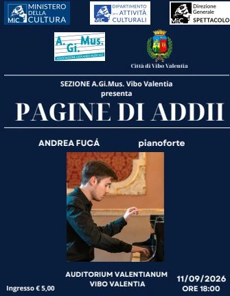 Vibo, all'Auditorium Valentianum il secondo capitolo della stagione concertistica della Sezione A.Gi.Mus.  