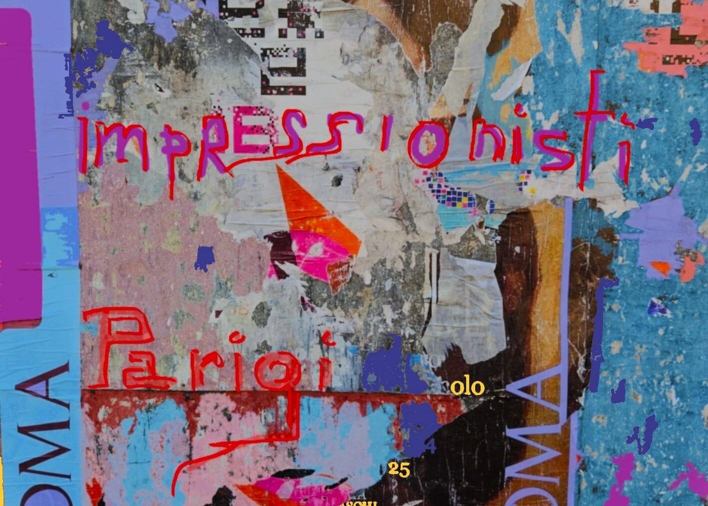 images "Sui muri quello che resta", il Rotella all'incontrario di Umberto Falvo