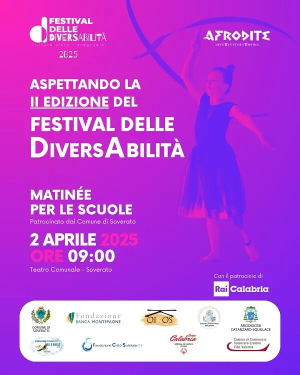 images Il Teatro Comunale di Soverato ospita “Aspettando la II edizione del Festival delle diversabilità” 