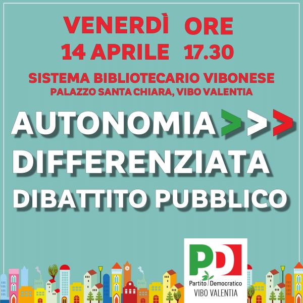 Vibo Valentia, il Pd torna a discutere di Autonomia Differenziata images Vibo Valentia, il Pd torna a discutere di Autonomia Differenziata