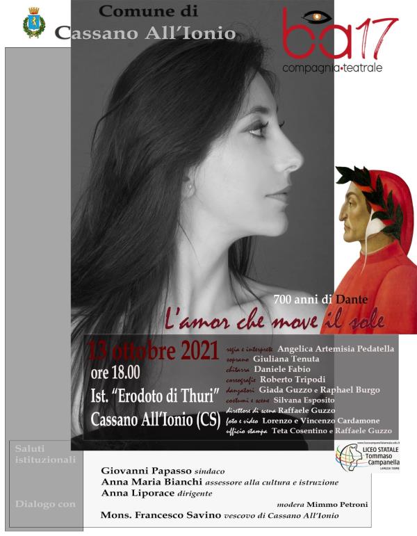 La felicità possibile contro ogni pandemia: Cassano celebra Dante Alighieri con l’opera della Compagnia Teatrale BA17 images La felicità possibile contro ogni pandemia: Cassano celebra Dante Alighieri con l’opera della Compagnia Teatrale BA17