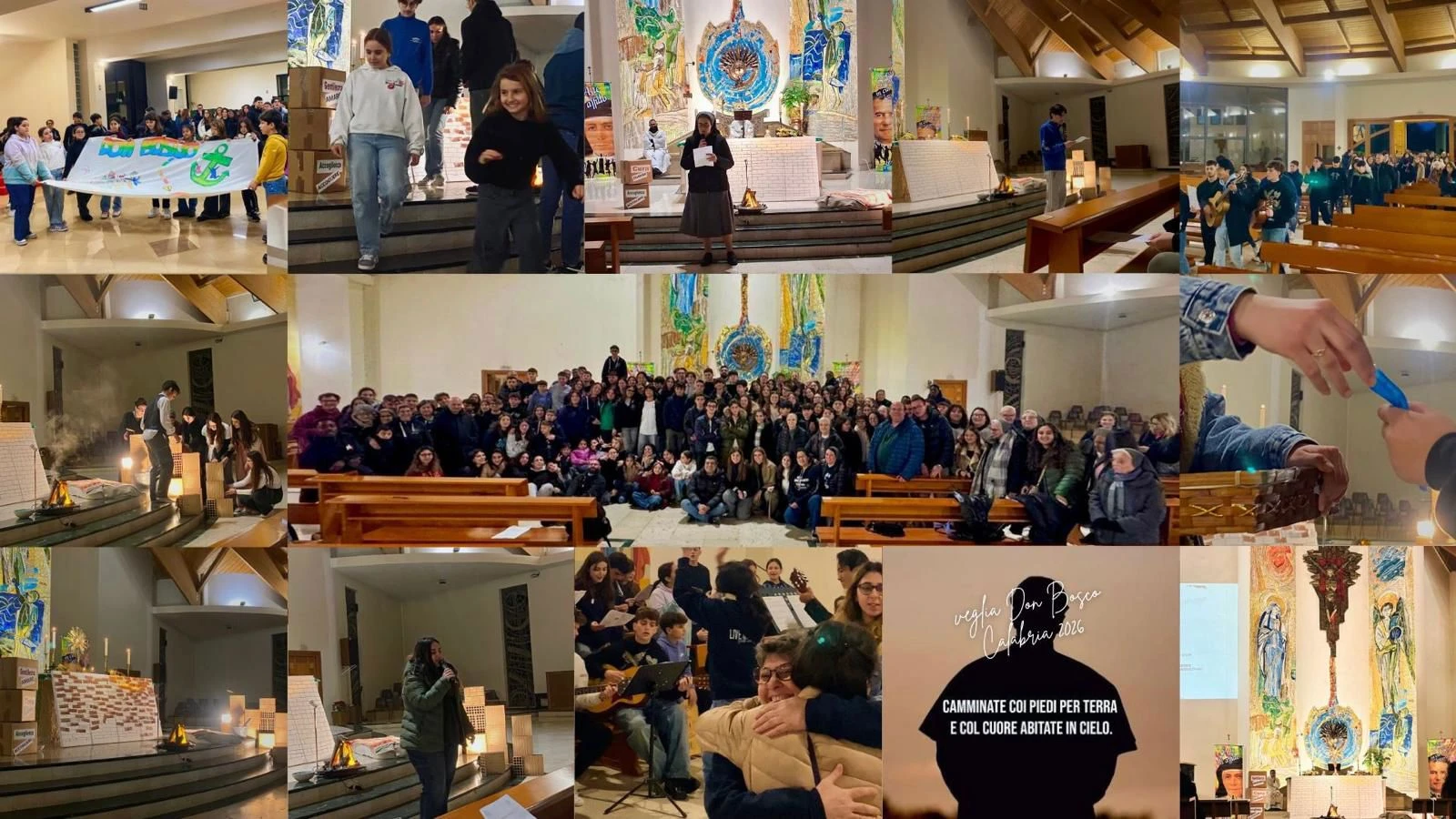 “Don Bosco non ti manderà mai via”, a Lamezia la veglia regionale del MGS Calabria