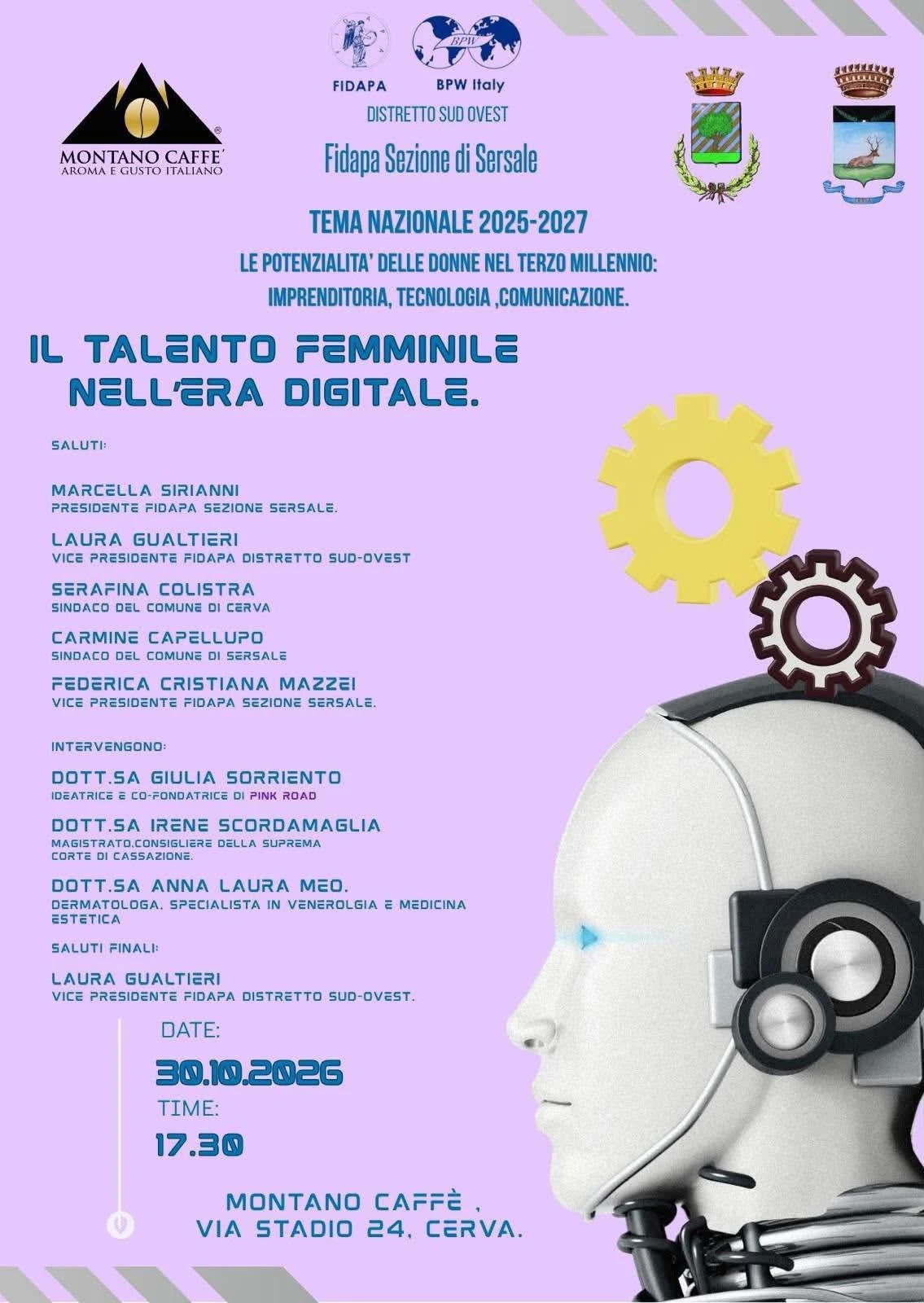 Fidapa Sersale presenta "Il talento femminile nell'era digitale"