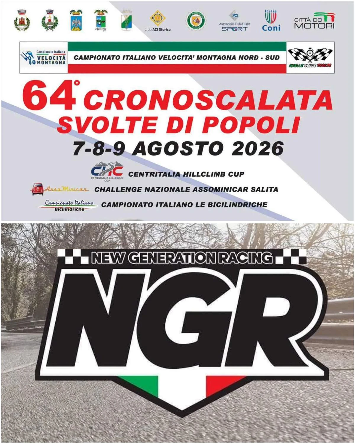 Cronoscalate, la catanzarese New Generation Racing resiste con forza a Popoli