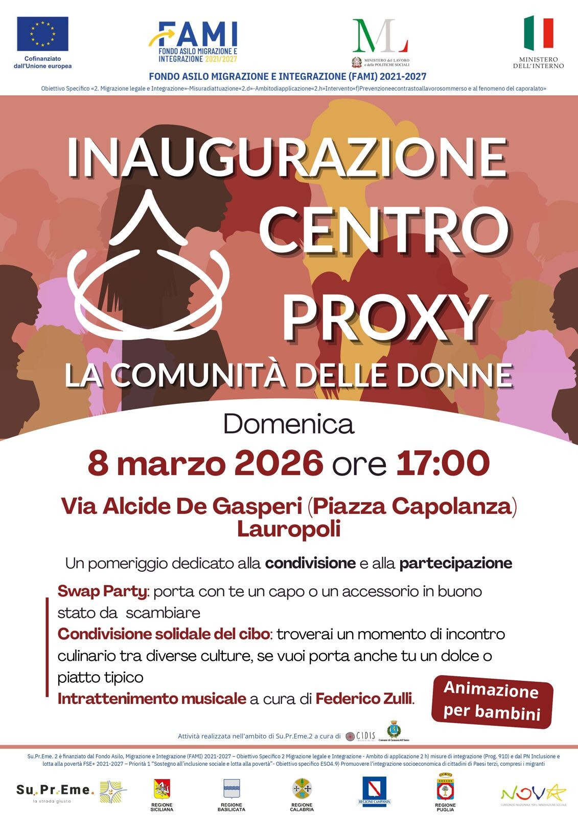 A Cassano all’Ionio nasce il Centro Proxy: uno spazio volto all’empowerment femminile images A Cassano all’Ionio nasce il Centro Proxy: uno spazio volto all’empowerment femminile