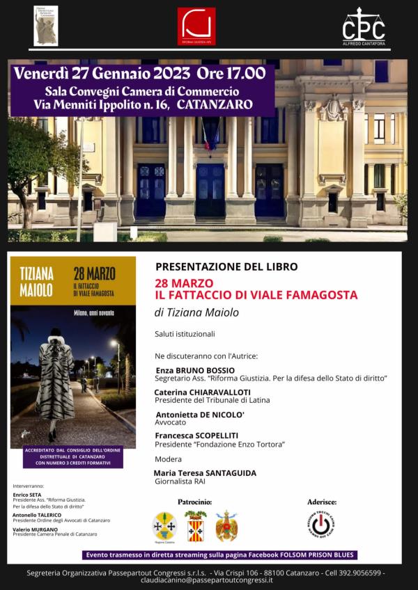 images Catanzaro, venerdì la presentazione del nuovo libro di Tiziana Maiolo