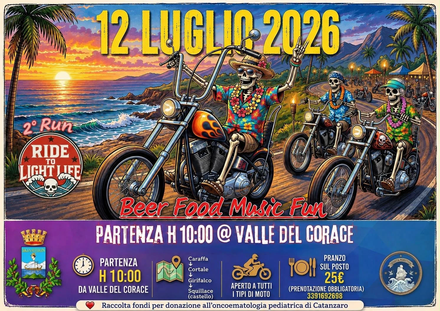     Ride to Light Life, motori e solidarietà per i piccoli pazienti della Dulbecco