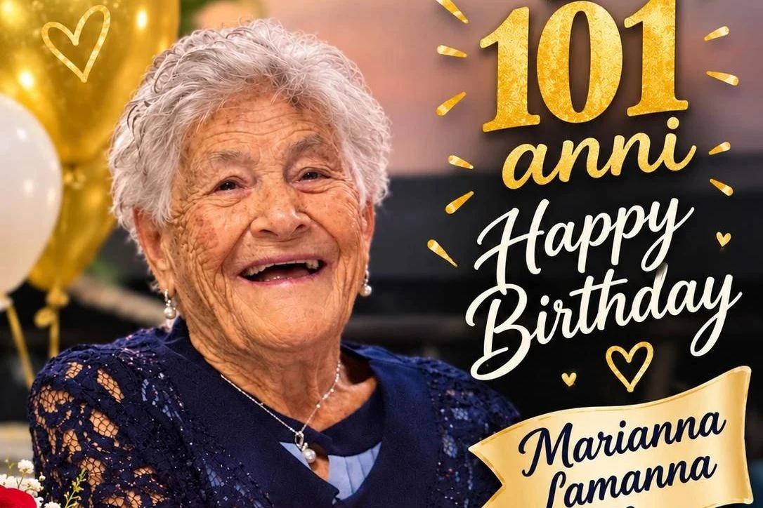 Marianna Lamanna compie 101 anni: gli auguri del Catanzaro Club "Floriano Noto" Sellia Marina