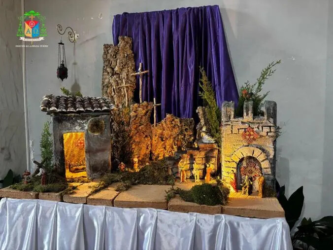 images Allestito un presepe pasquale nella chiesa del Carmine di Adami a Decollatura