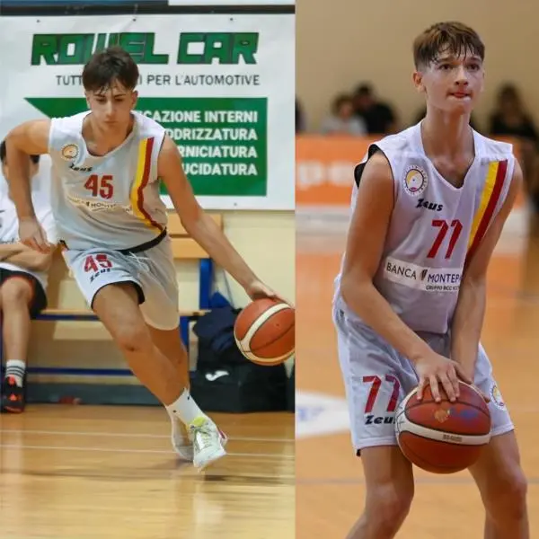 I catanzaresi Christian Lucia e Andrea Pecoraro alla European Youth Basketball League images I catanzaresi Christian Lucia e Andrea Pecoraro alla European Youth Basketball League