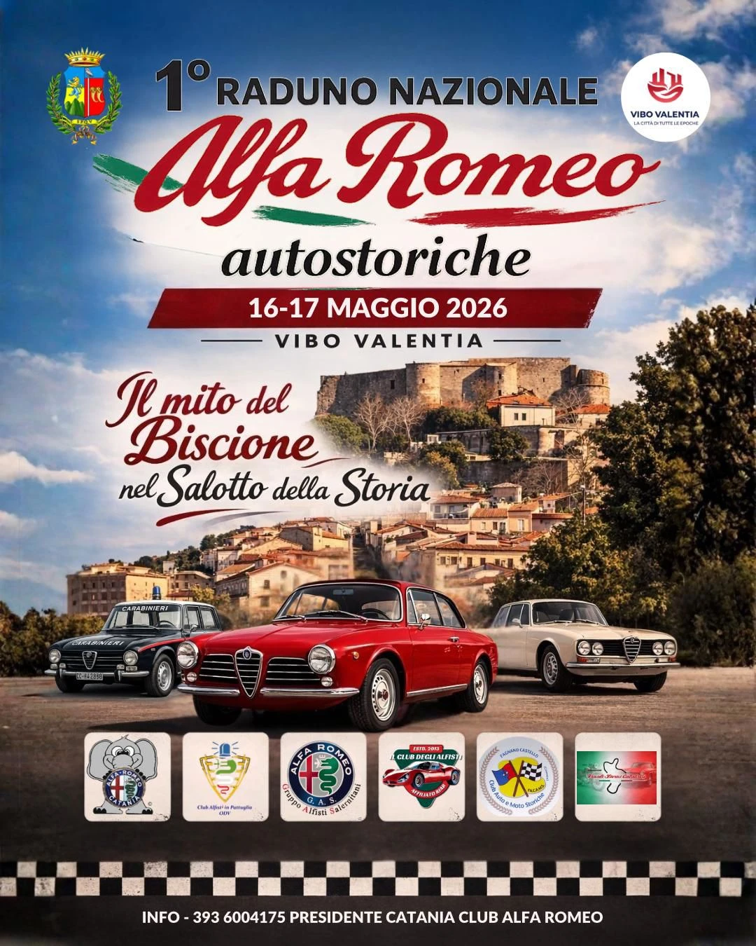 A Vibo il primo raduno nazionale Alfa Romeo 