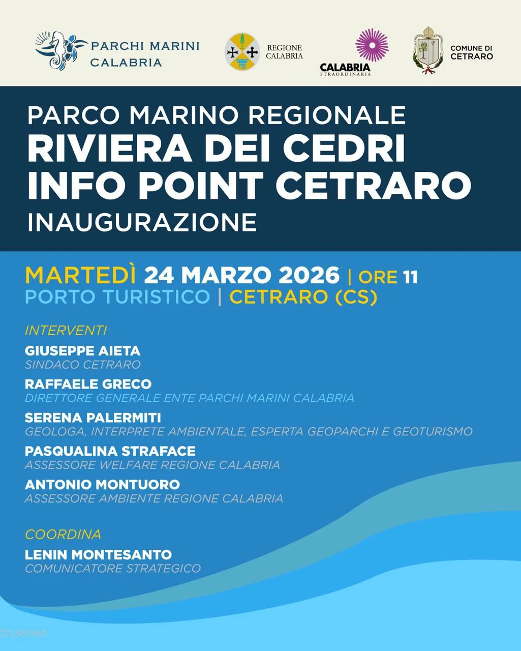 Parchi marini, a Cetraro si inaugura l'info point della Riviera dei Cedri