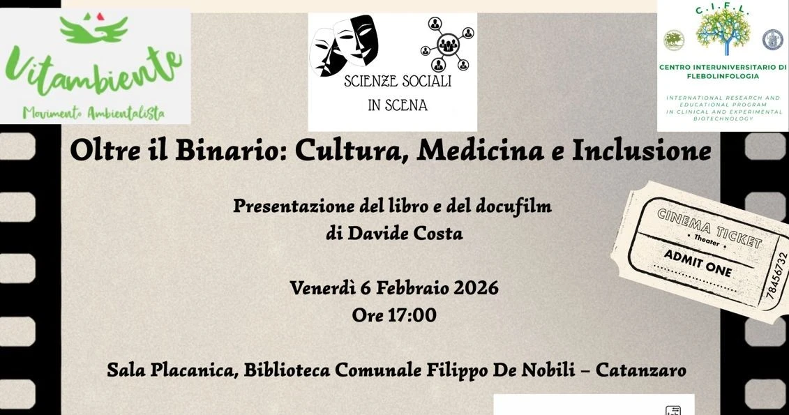 A Catanzaro la presentazione di "Oltre il binario" saggio e docufilm di Davide Costa