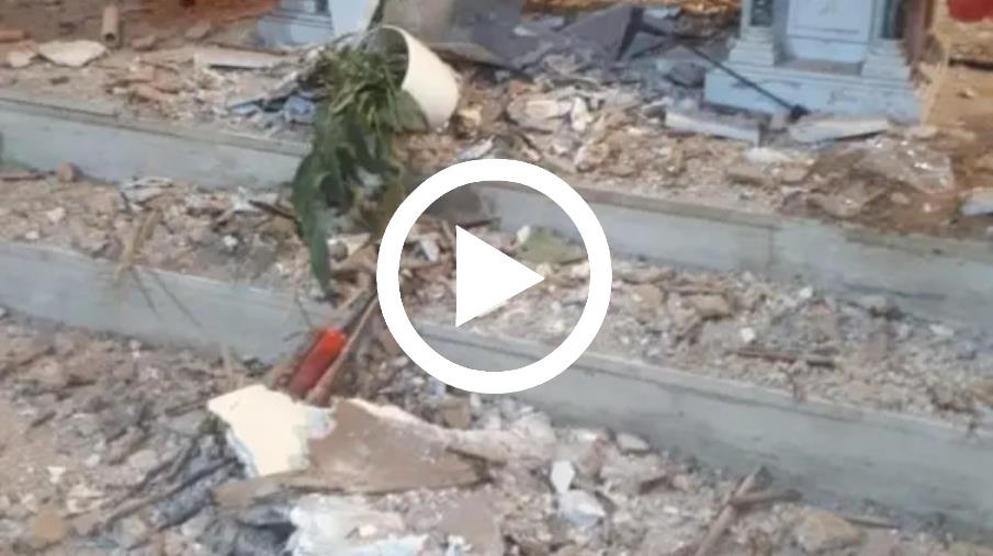 images Intonaco crolla sull'altare della Chiesa del Soccorso a Lamezia: dichiarata inagibile 