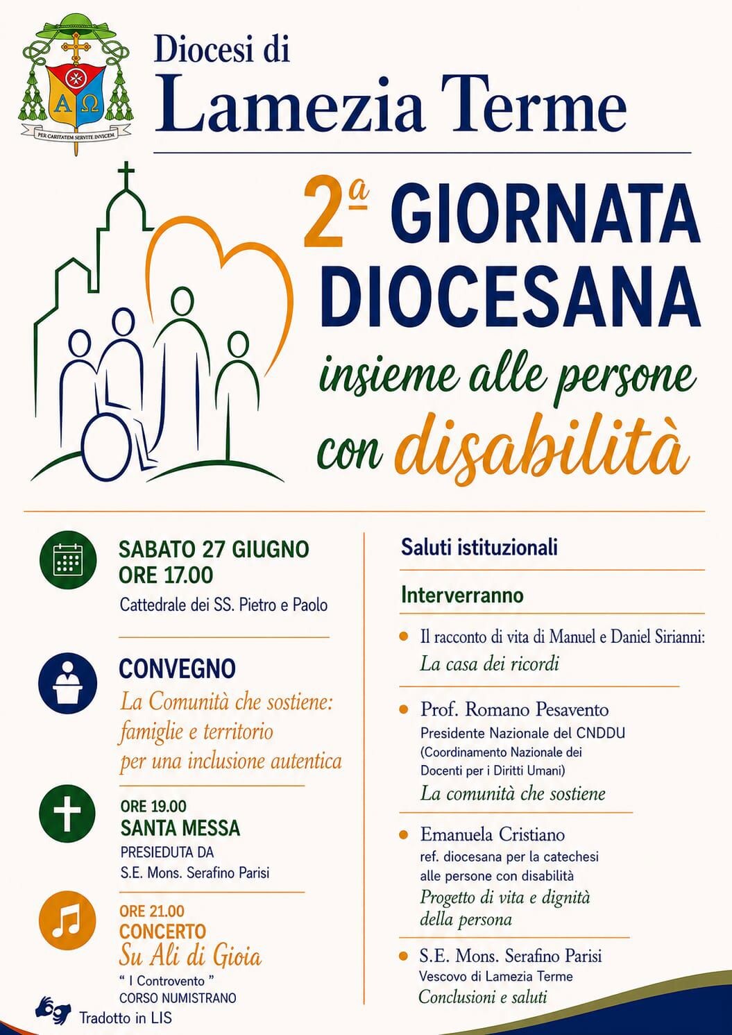 A Lamezia la seconda Giornata diocesana insieme alle persone con disabilità images A Lamezia la seconda Giornata diocesana insieme alle persone con disabilità