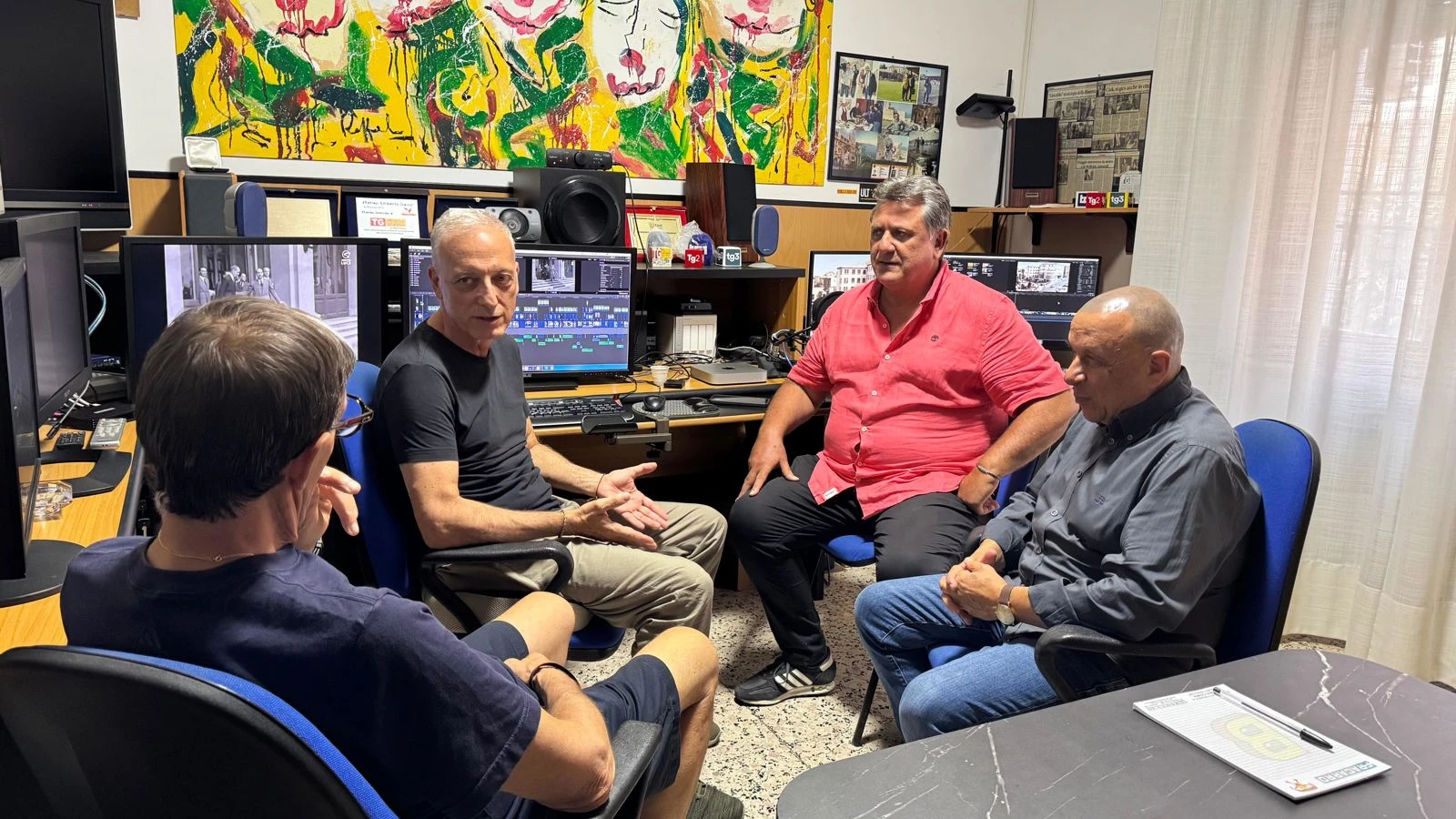 Cinquanta anni di tv libere, Scarpino (Corecom) visita gli studi di Archimedia