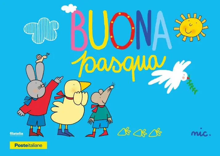 images Poste Italiane dedica anche quest’anno una colorata cartolina alla Pasqua