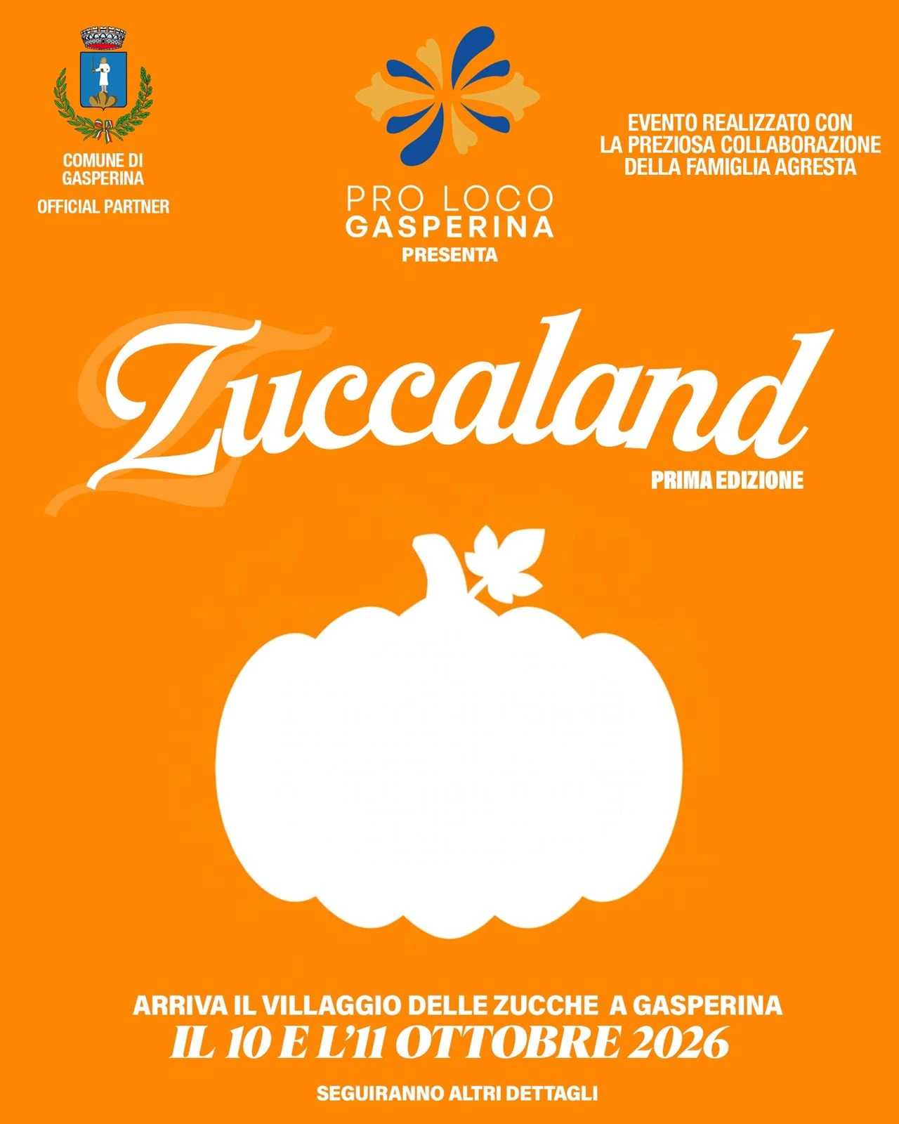 A Gasperina arriva "Zuccaland", il nuovo villaggio delle zucche