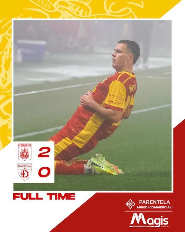 Serie BKT, CATANZARO vs MANTOVA: 2-0 finale tra gli applausi del Ceravolo