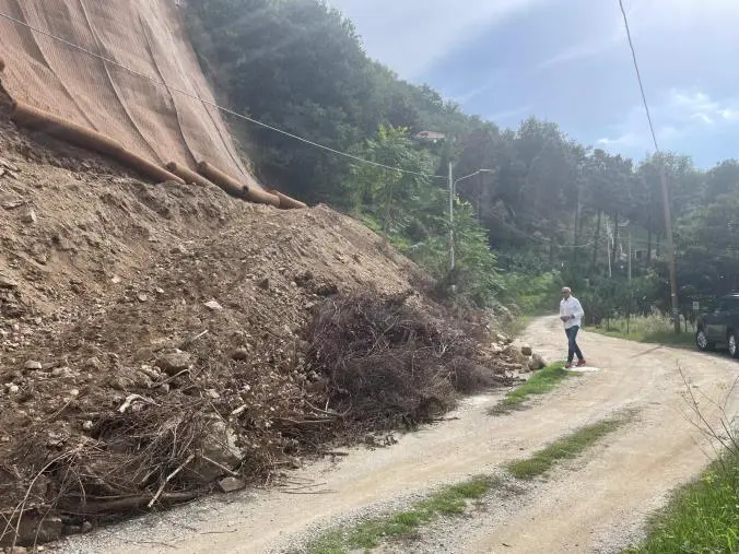 images Sopralluogo del sindaco Franz Caruso a contrada Jassa per verificare lo stato di avanzamento dei lavori 