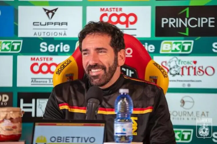 images Caserta prima del Pisa: "Squadra molto forte, dobbiamo fare una grande partita" 