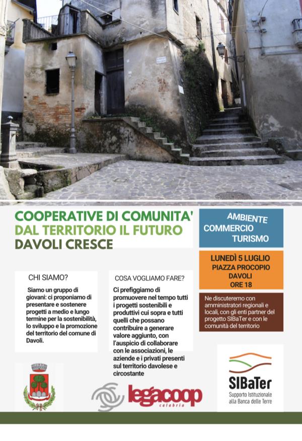 images Cooperative di comunità: lunedì a Davoli la conferenza di 
Legacoop, Progetto SIBaTer e Comune 