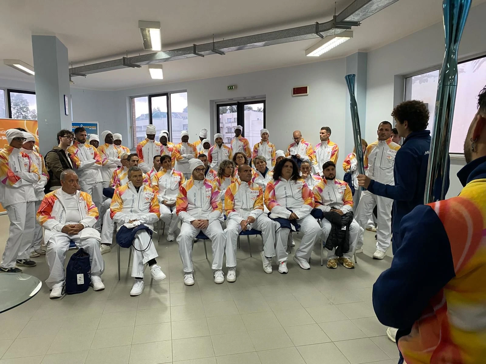 Fiaccola olimpica, il grazie del Coni alla Calabria Swin Race per la disponibilità e i locali concessi