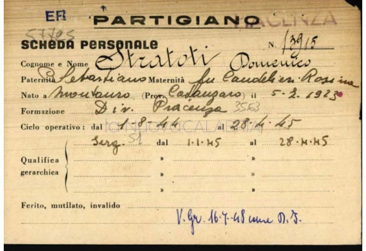 25 Aprile, Montauro e la memoria che resiste: i suoi figli nella lotta per la libertà