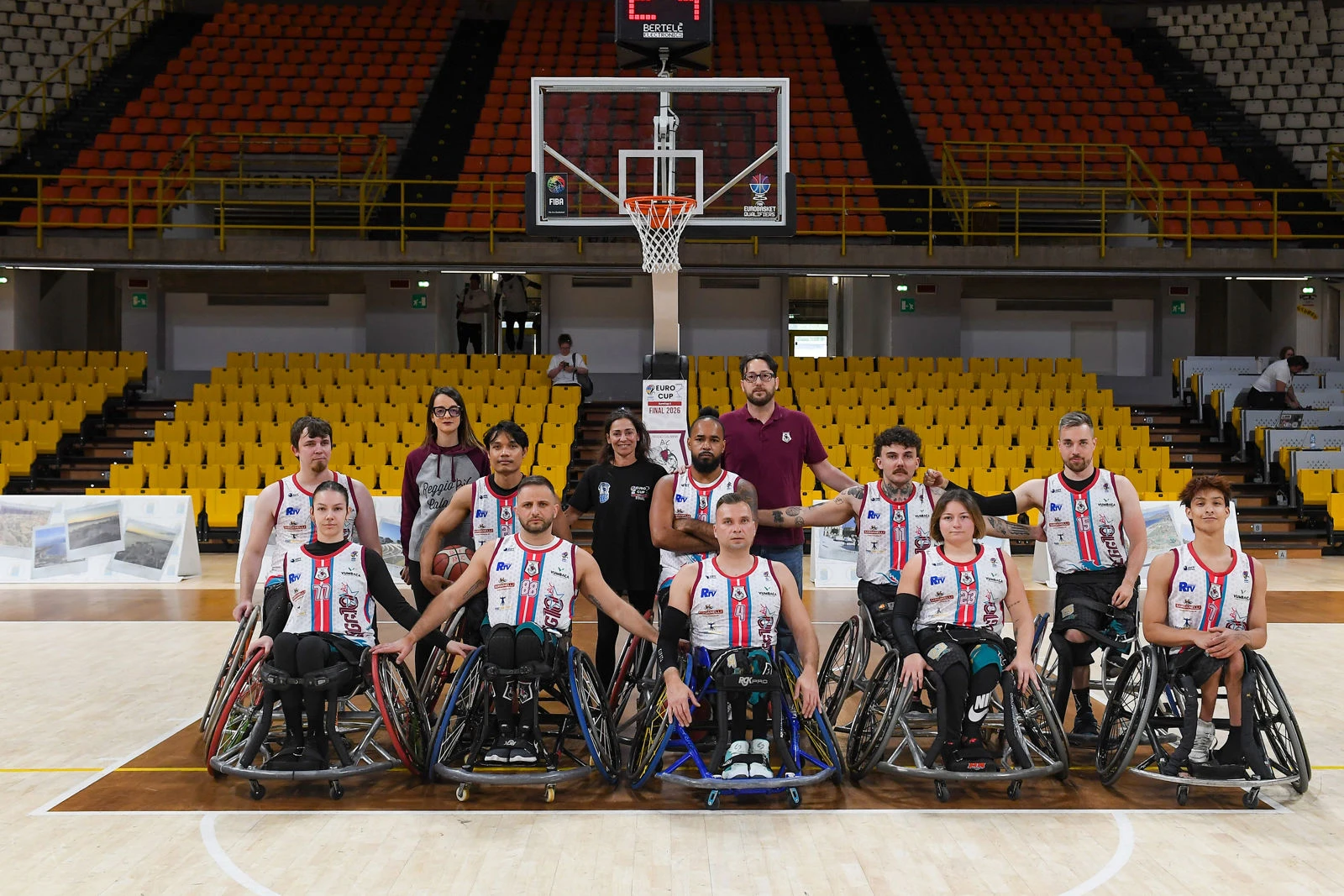 Reggio Bic, esordio vincente alle Finali di Eurocup 2: travolti i London Titans