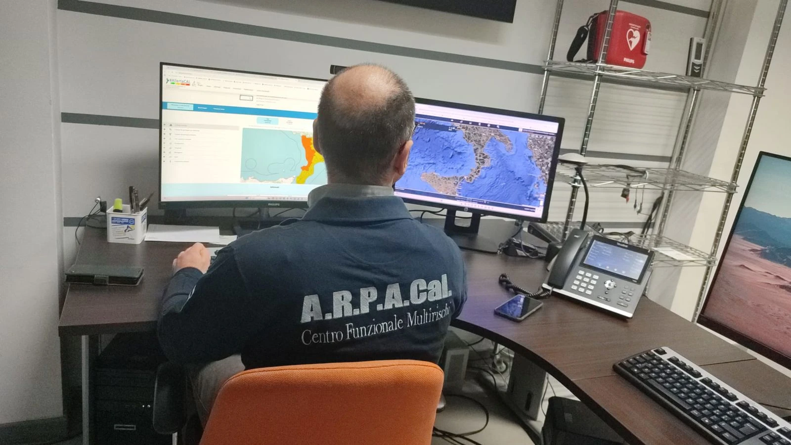 Maltempo in Calabria, Arpacal attiva il presidio notturno del Centro-funzionale multirischi 