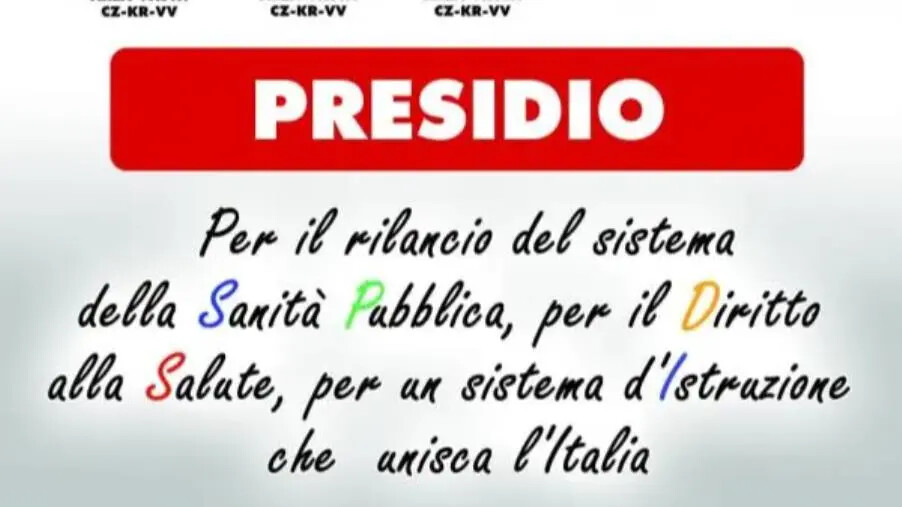 images Rilancio del sistema della Sanità pubblica e diritto alla Salute: domani il presidio dei sindacati a Germaneto