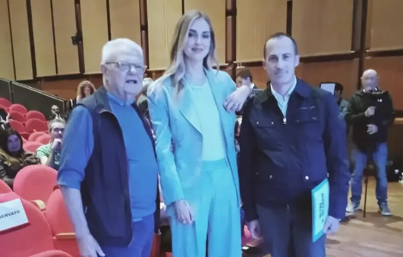 images Chiara Ferragni all'iniziativa Codacons di Roma ricorda Fabiana Luzzi, assassinata a Corigliano nel 2013