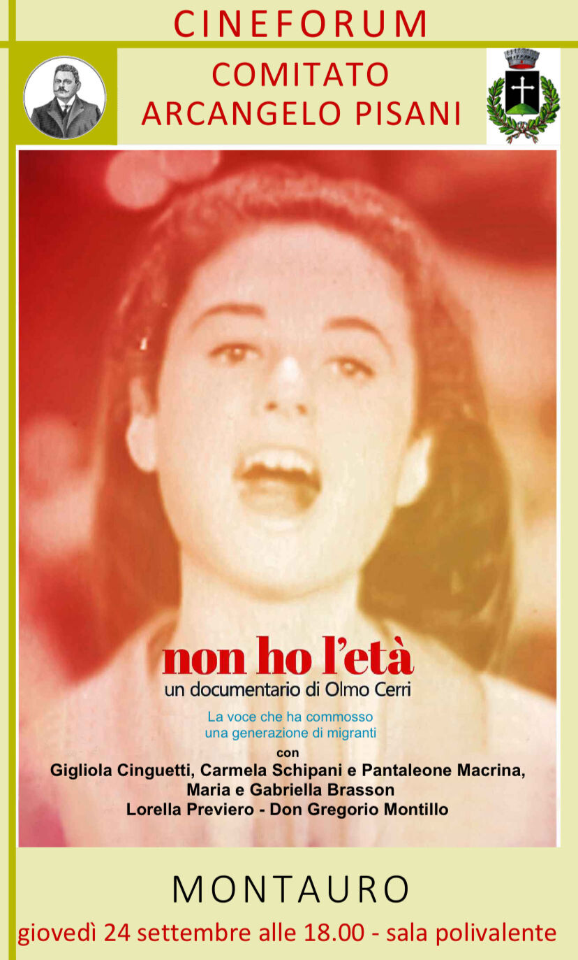 images "Non ho l'età", a Montauro evento culturale organizzato dal Comitato "Arcangelo Pisani"
