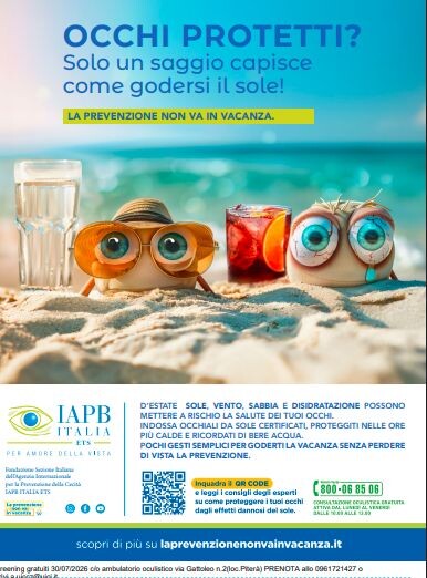 images Anche in estate fondamentale non trascurare la salute degli occhi, screening gratuiti dell'Uiccz