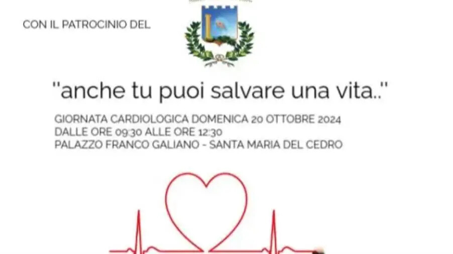 images "Anche tu puoi salvare una vita": Giornata cardiologica a Santa Maria del Cedro   